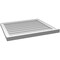 Ekena Millwork Vertical Surface Mount PVC Gable Vent w/ 2"W x 2"H , Brickmould Sill Frame, 30"W x 26"H GVPVE30X2603SN - alternate 3